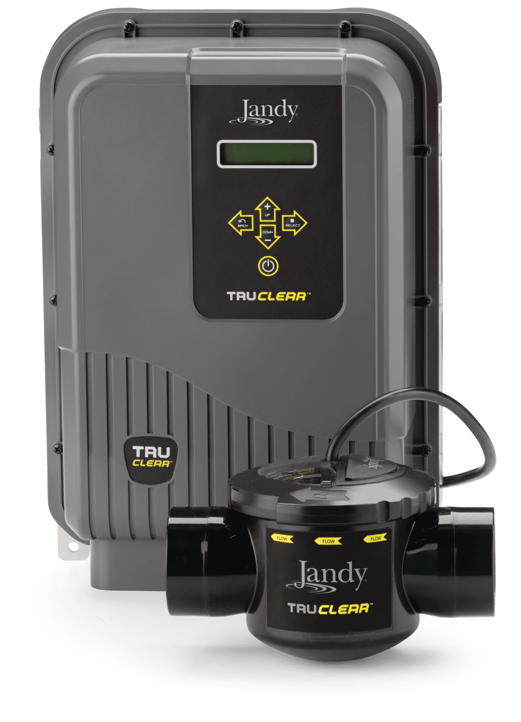 Jandy TruClear salt chlorinator control panel and cell